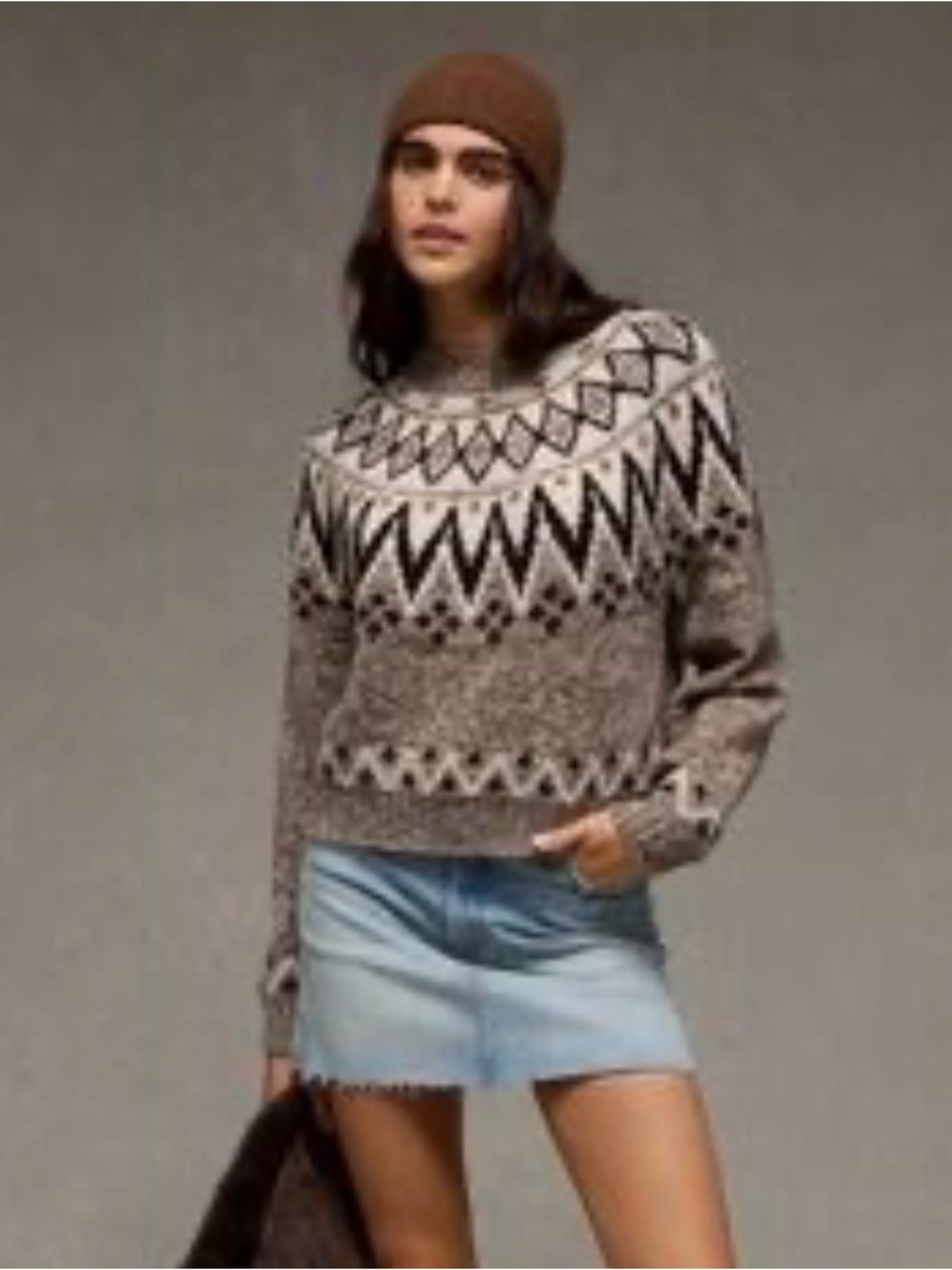 American Eagle snow stopper sweater